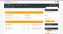 Desktop Screenshot of nixfifty.com