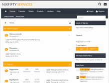 Tablet Screenshot of nixfifty.com